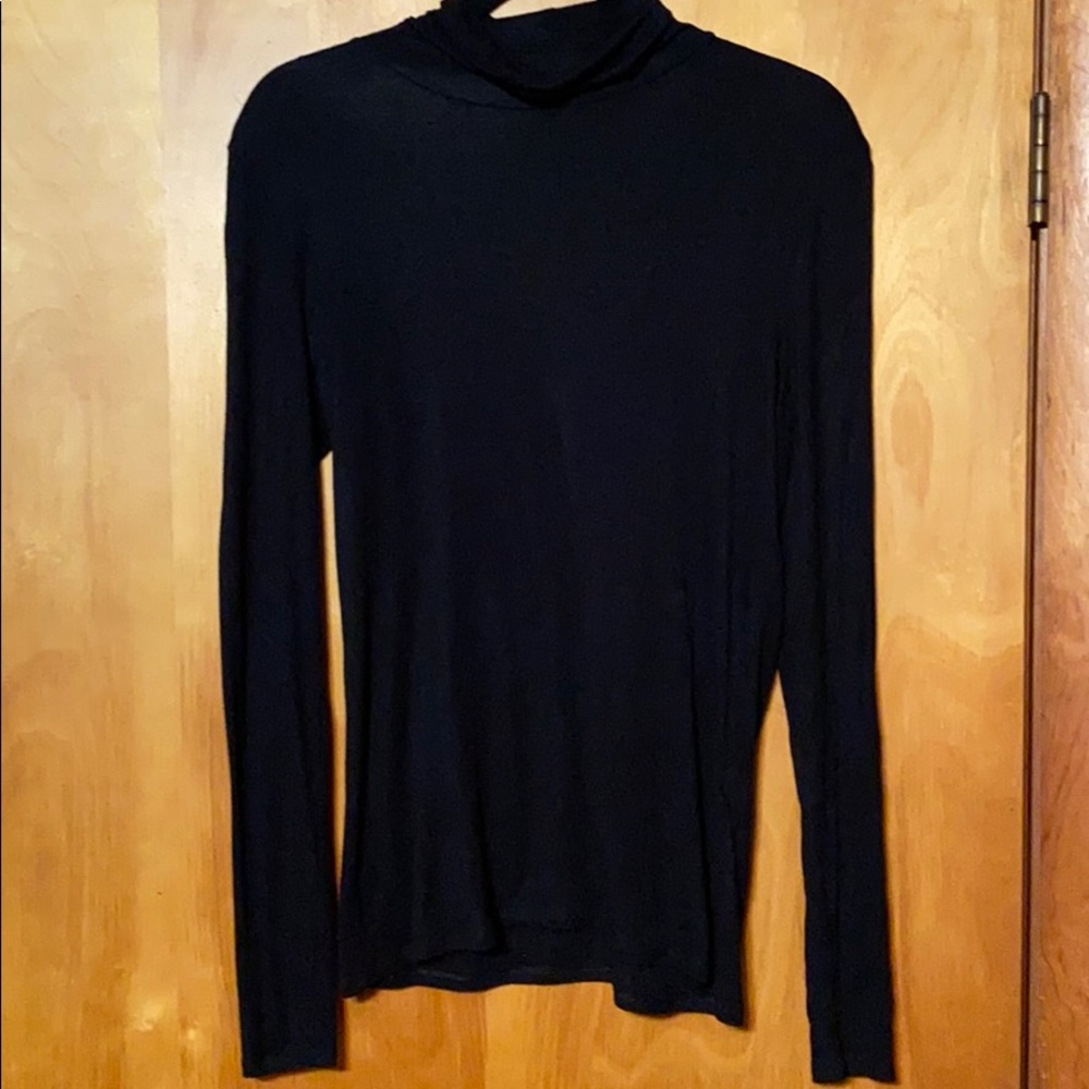 WHBM black turtleneck